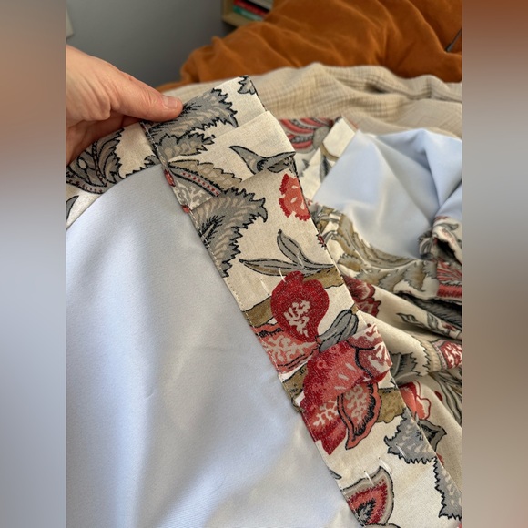 Pottery Barn set of 2 cotton and linen blend black out curtains, 50" x 96". - Picture 9 of 9